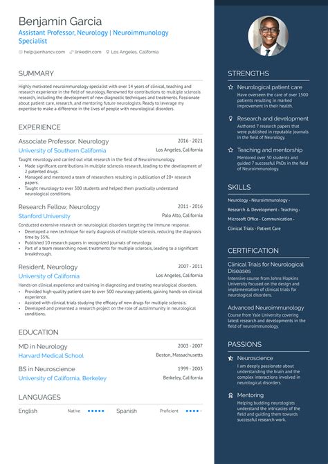 6 Professor Resume Examples And Guide For 2025