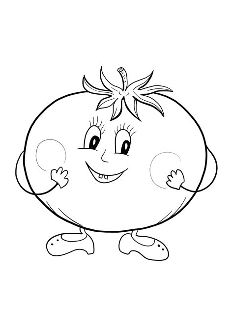 Tomato Coloring Pages | The Best Porn Website