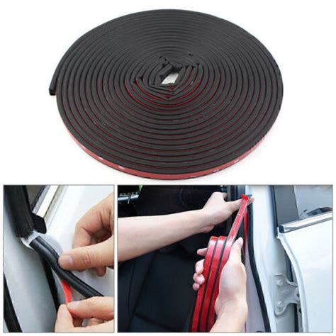 Ft B Shape Trim Rubber Strip Universal Car Door Edge Seal Hollow