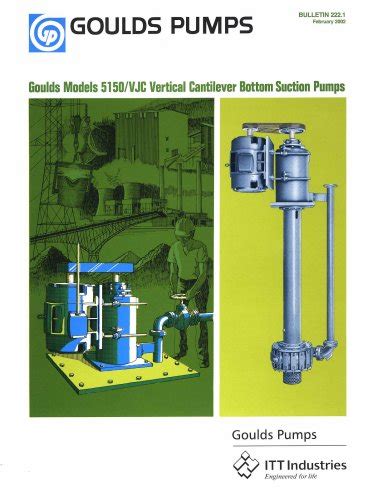 Goulds Cv Vertical Sump And Process Pumps Goulds Pumps