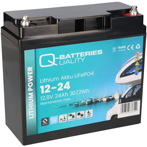 Q Batteries Lithium Akku V Ah Wh Lifepo Lithium Eisen