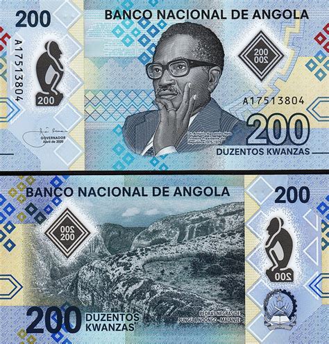 Angola 2 Pcs UNC Set 200 500 Kwanzas 2020 P New Fortumor Numismatic