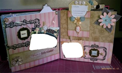 A Mini Album I Made For My Mom S 50th Birthday Nov 2012 DCWV 12 X12