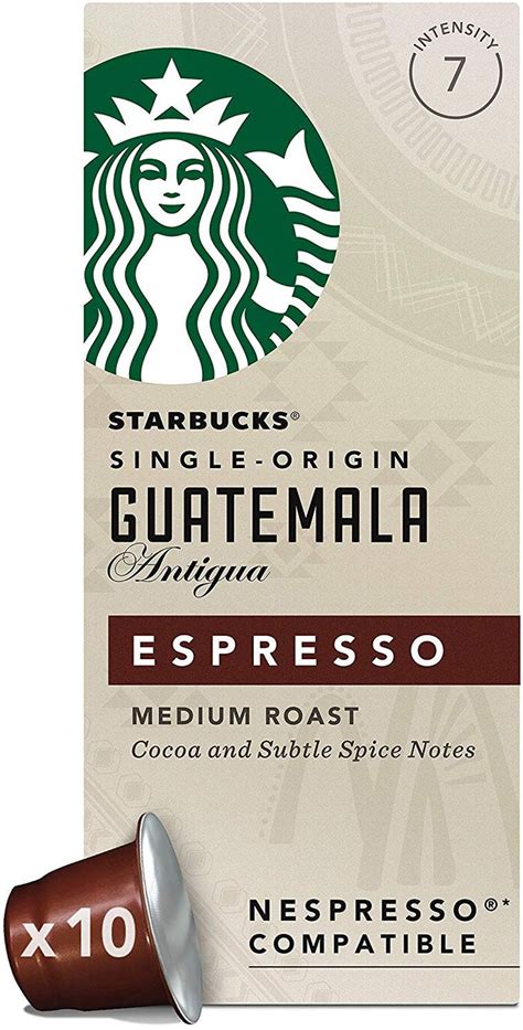 Starbucks Guatemala Espresso Capsules Nespresso Compatible Pack Of