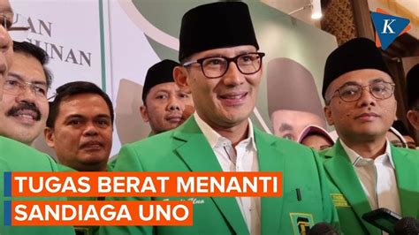 Seabrek Tugas Sandiaga Uno Jadi Ketua Bappilu Ppp Hingga Bacawapres