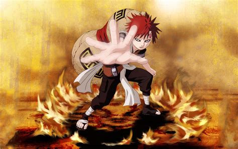 Gaara In Action Naruto HD Wallpaper