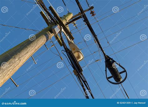 Telephone Pole Stock Image Image Of Technology Bright 52431359