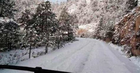 Reportan Ca Da De Nieve En Municipios De Durango Cierran Pista