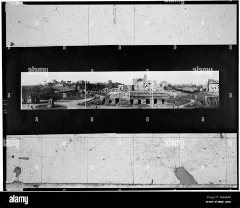 Panoramic View From Coliseum Showing Arch Of Constantine Nero S Temple