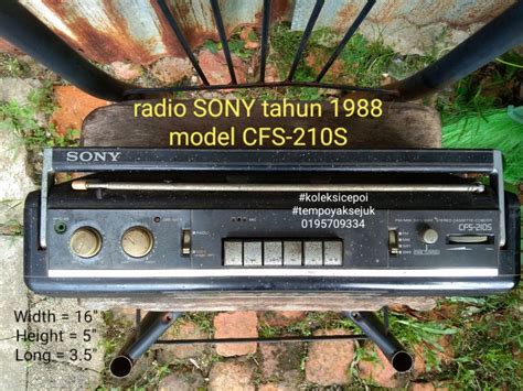 Radio SONY Made In Japan 1988 Hobbies Toys Collectibles