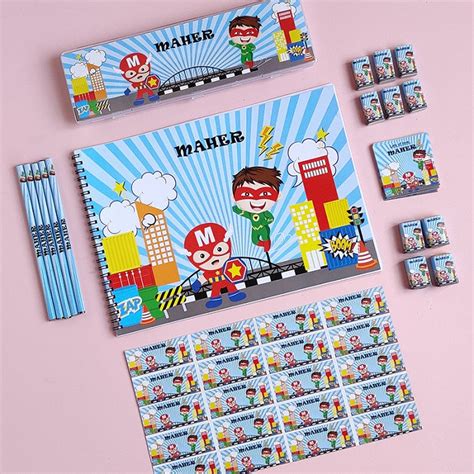 Personalized Stationery Set For Kids Exciting Themed Designs Popup Kids