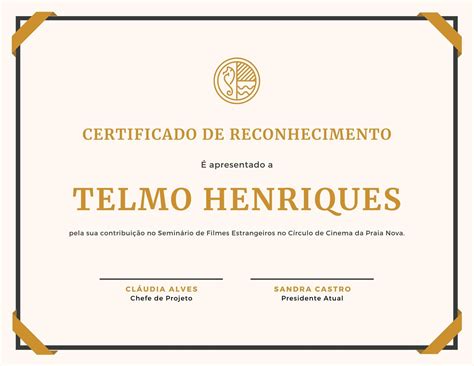 Modelos De Certificados De Participa O Personalizados Gratuitos E