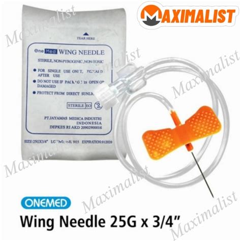 Jual Scalp Vein Set Wing Needle Wing Kupu Kupu Needle Wing Needle