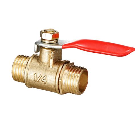 Wog Dn Male Thread Brass Mini Ball Valve With Lever Handle