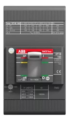 1sda067393r1 Interruptor Termomagnético Abb Sace Tmax