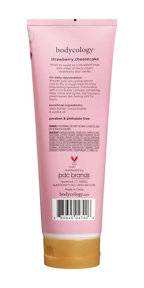 Bodycology Strawberry Cheesecake Body Cream 8 Oz