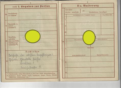 Wehrpass Heer Eines Obergefreiten Eintragungen EK 2 Und Weitere