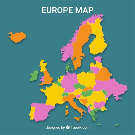 Mapa Da Europa Em Portugues