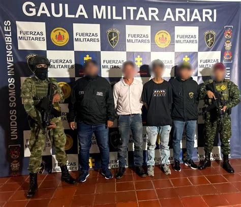 Ej Rcito Captur A Dos Presuntos Extorsionistas En Mesetas Meta