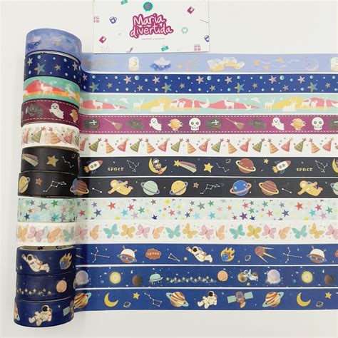 Washi Tape Brilha No Escuro Glow BRW Maria Divertida Papelaria Fofa