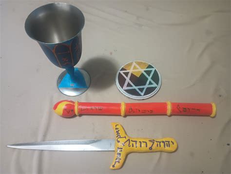 Hermetic Order Of The Golden Dawn Elemental Magical Weapons Etsy