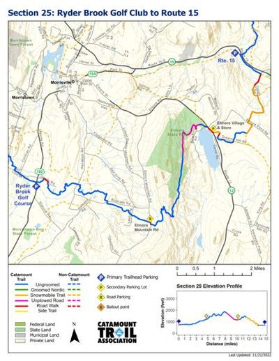 Catamount Trail - Section 25 Map by Catamount Trail Association ...