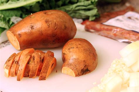 Kale Sweet Potato And Sausage Soup Bites Out Of Life