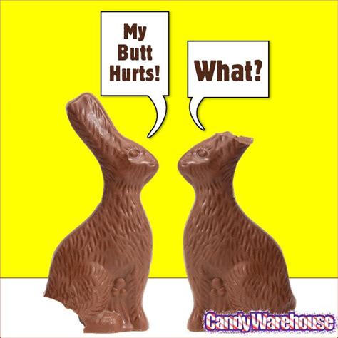 Funny Chocolate Easter Bunny