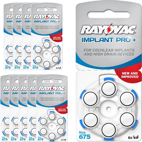 Pilas Auditivas Rayovac Implant Pro Pila Auditiva Implante