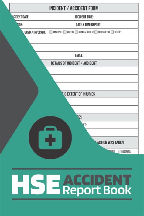 Accident Report Book Accident Incident Report Book Health And