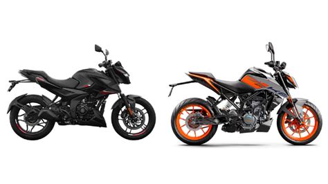 Bajaj Pulsar N 250 vs KTM 200 Duke Qué moto naked deportiva es mejor