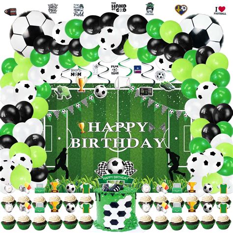 Buy Soccer Birthday Party Decorations 178 Pcs Soccer Ball Theme Party