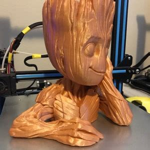 D Printed Baby Groot Pot Planter Etsy