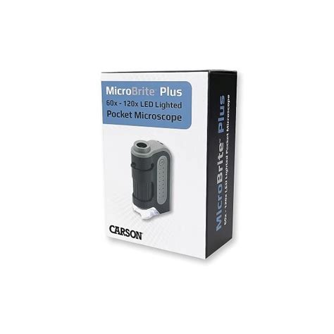 Carson Microbrite Plus X X Power Led Lighted Pocket Microscope Mm