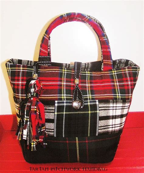 Scottish Tartan Patchwork Handbag By Royalhighlandshoppe On Etsy 90