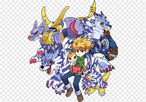 Gabumon Gatomon Agumon Tai Kamiya Garurumon Digimon Mamalia