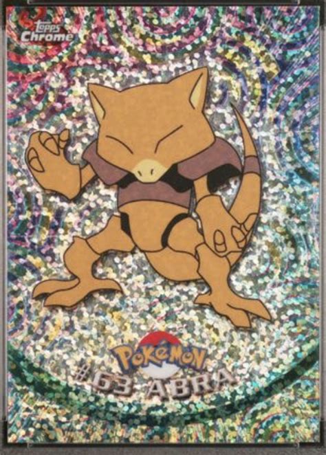 Abra Pokemon Topps Chrome Trading Cards Series Digitaltq