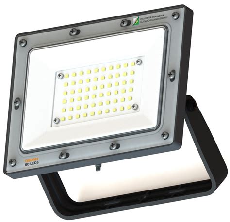 Refletor 20w Led Osram 1500lm Bivolt Ip66 Slim 6500k RM SOLUCOES EM