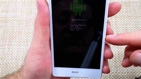 Sony Xpera Z3V How To Do A Hard Reset Z3 YouTube