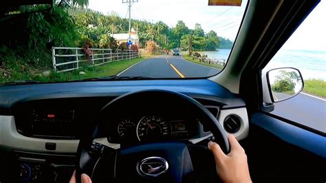 Driving Pov Daihatsu Sigra Facelift M M T Test Drive Tepi Pantai