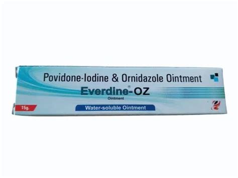 5 Povidone Iodine Ornidazole Ointment Packaging Size 15g Box At Rs