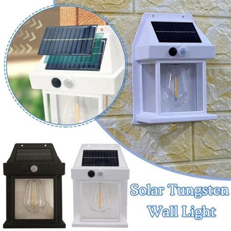 BK 888 Mini Waterproof Solar Interaction Wall Lamp With Motion Sensor