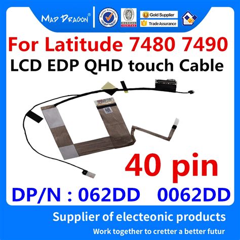 New Original Laptop Lcd Qhd Touch Cable Lcd Video Ribbon Cable For Dell