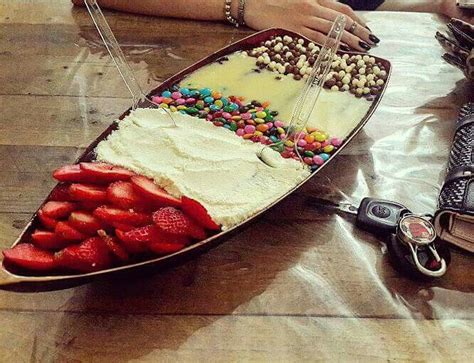 7 Melhores Imagens De Barca De Açai No Pinterest Barcas Doces
