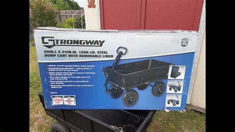 Northern Tools Strongway Steel Dump Cart With Removable Liner