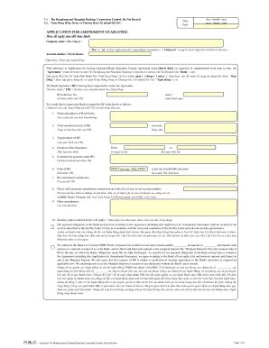 Fillable Online N Ngh Sa I Bo Lnh APPLICATION FOR HSBC Fax Email