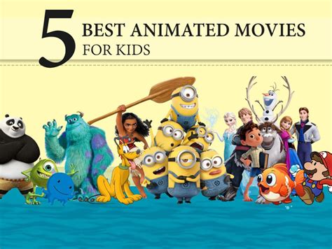 Top 5 Animated Movies for kids: Best Picks for Entertainment