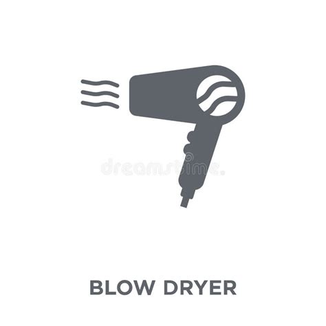 Blow Dryer Icon Trendy Flat Vector Blow Dryer Icon On White Bac Stock