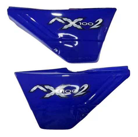 Juego Tapas Laterales Suzuki Ax 100 Azul Inyectada Seephard MercadoLibre