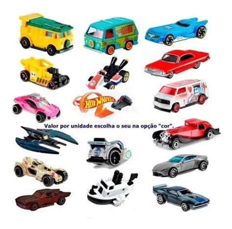 Hot Wheels Carrinhos Temáticos Jogos Filmes Colecionáveis